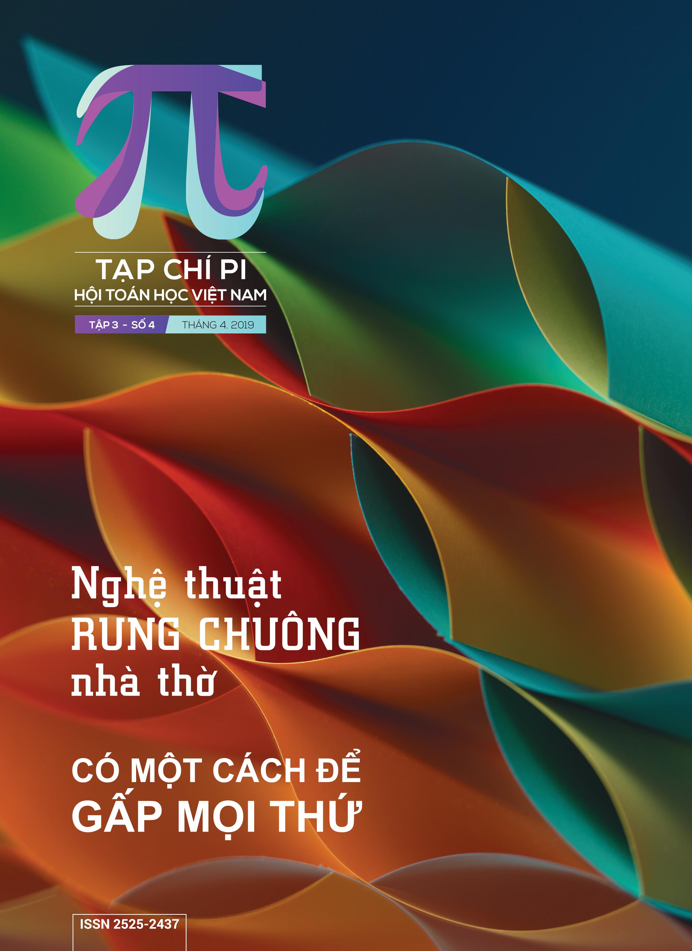 Tạp chí Pi- Hội Toán học Việt Nam số 4/ tháng 4 năm 2019