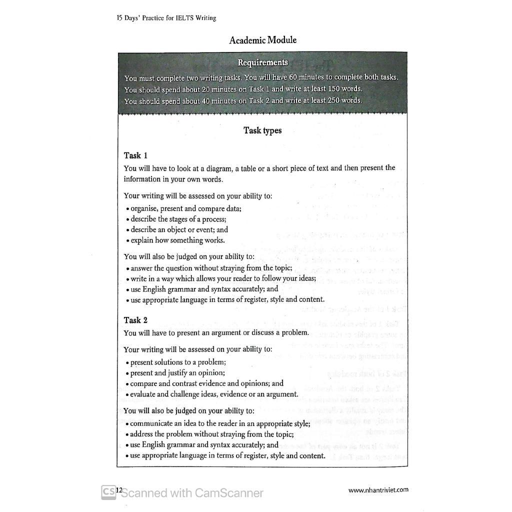 Sách - 15 Days’ Practice For Ielts Writing - Nhân Trí Việt - ảnh 7