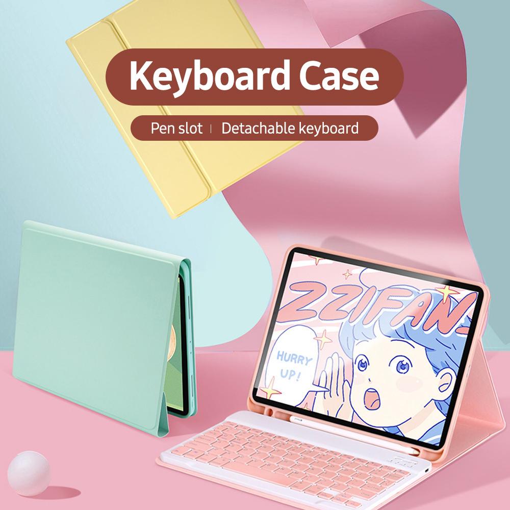 Hộp đựng bàn phím có đèn nền có thể tháo rời tương thích với Ipad