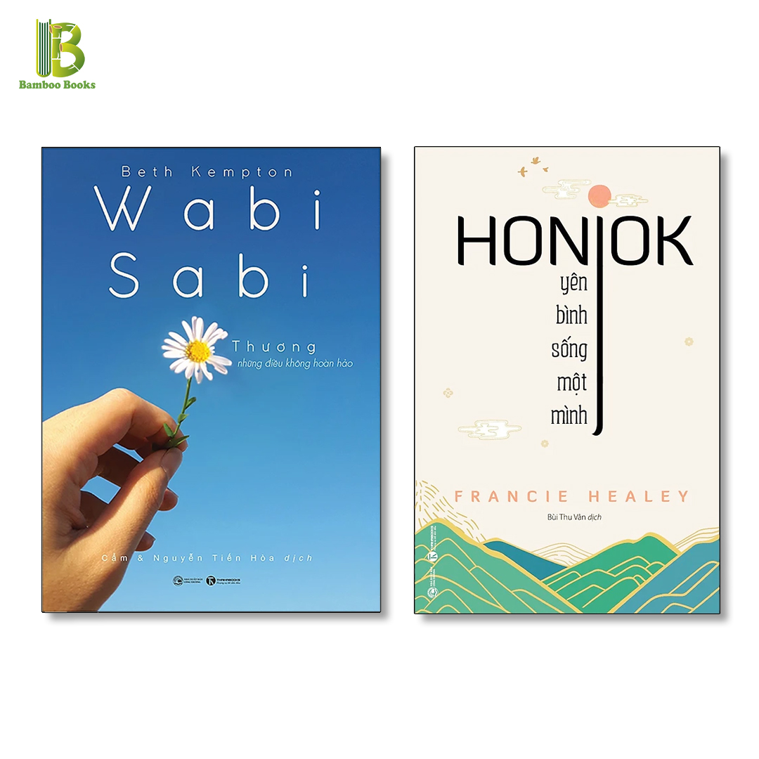 Combo 2 Cuốn Về Những Lối Sống Nổi Tiếng: Wabi Sabi - Thương Những Điều Không Hoàn Hảo + Honjok - Yên Bình Sống Một Mình (Tặng Kèm Bookmark Bamboo Books)