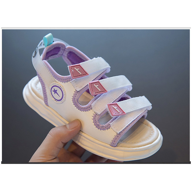 Giày Sandal đế bằng quai hậu cho bé, giày thể thao siêu nhẹ, chống trơn – GSD9008