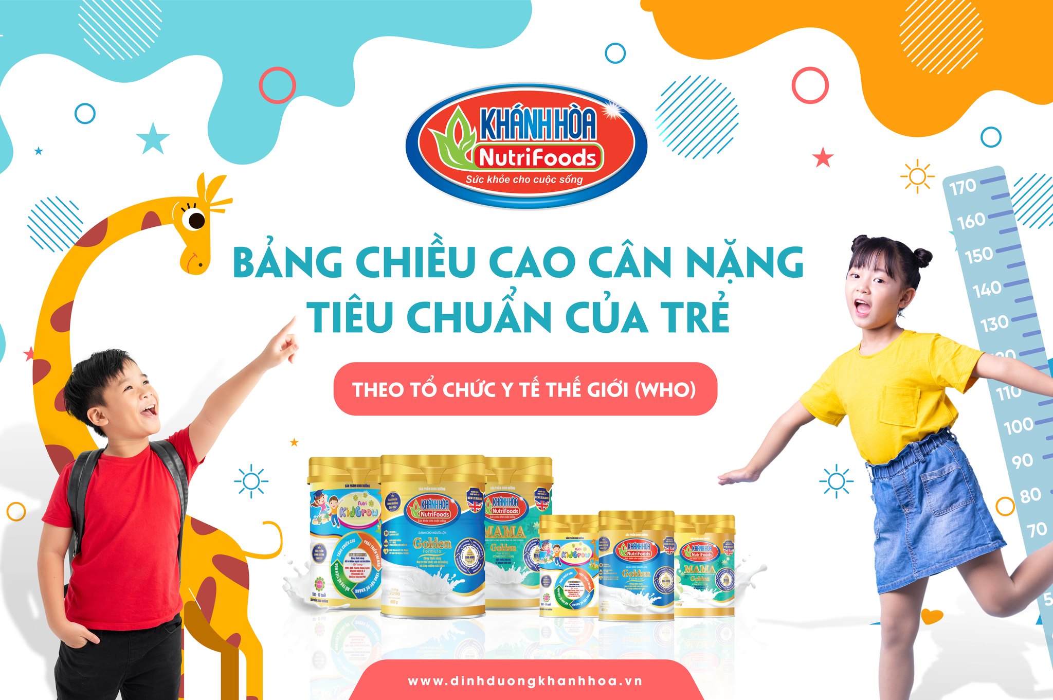 Sữa Bột NutriKidGrow Dành Cho Trẻ Em Từ 1-10 Tuổi - Khánh Hòa NutriFoods - Công Thức Vàng Để Trẻ Khỏe Mạnh Và Tinh Khôn - Lon 400G/900G