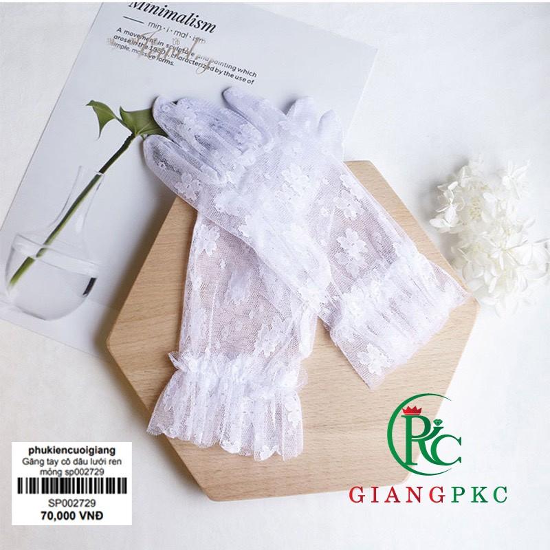 Găng tay cô dâu mẫu mới giangpkc sp2729