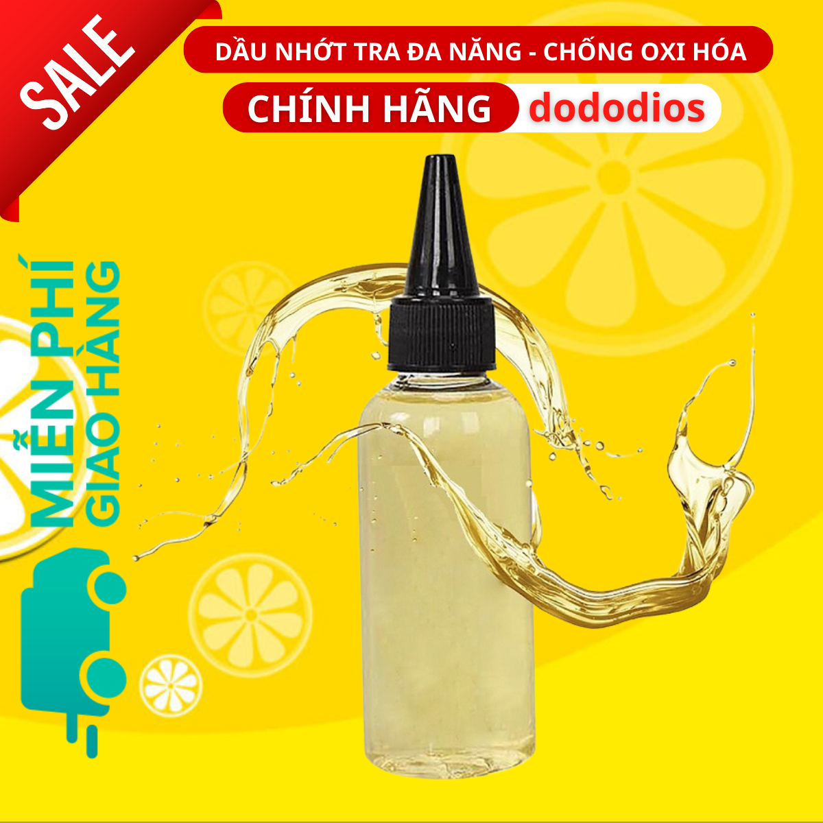 Dầu bôi trơn máy móc chống gỉ sét đa năng 60ml. Dầu tra xích, líp xe, vòng bi, động cơ, máy móc, bản lề, ổ khóa tiện lợi - Hàng chính hãng dododios