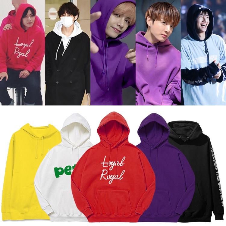 Áo Hoodie BTS Dài Tay Áo Nỉ Chui Đầu