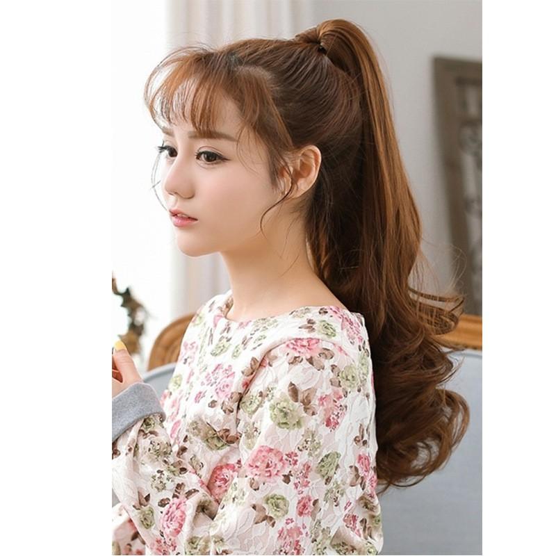 Tóc Giả Cột Quặm Xoăn Đuôi Siêu Dài