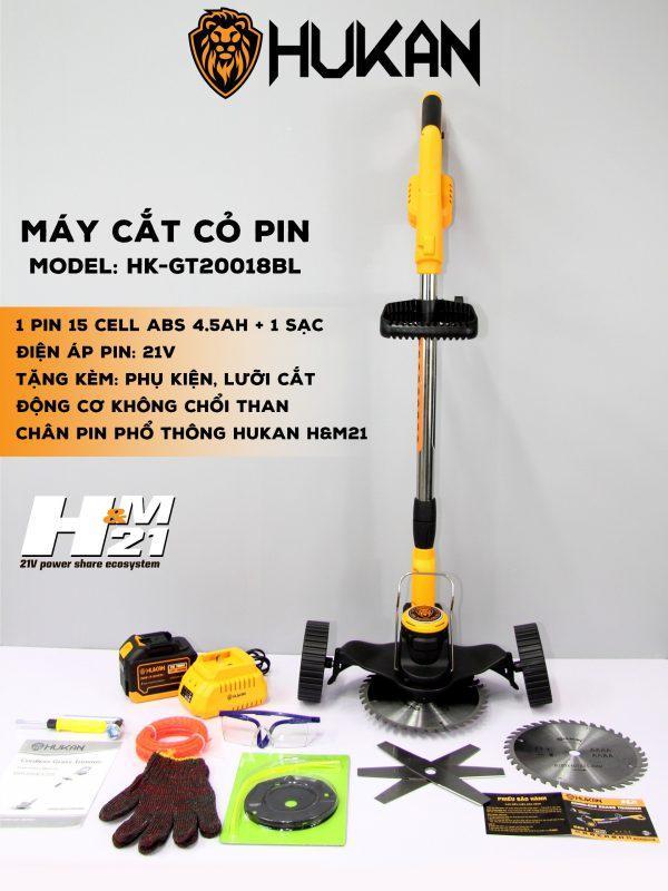 MÁY CẮT CÓ PIN HK-GT20018BL HUKAN (2 PIN + 1 SẠC ) - HÀNG CHÍNH HÃNG