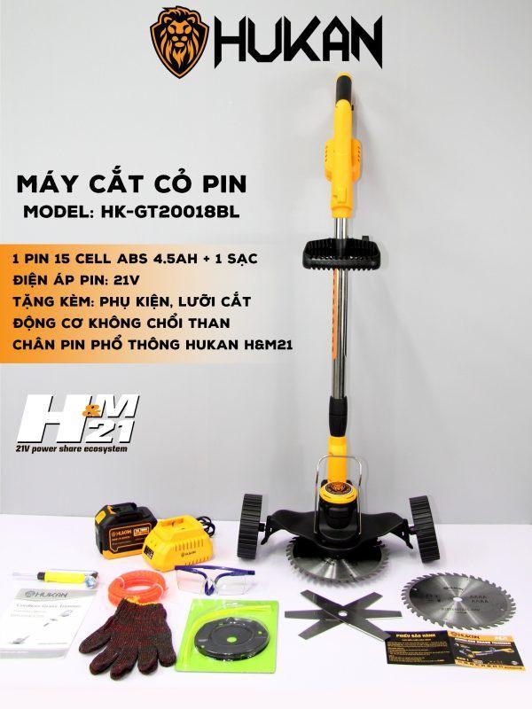 MÁY CẮT CÓ  PIN HK-GT20018BL HUKAN (1 PIN + 1 SẠC )- HÀNG CHÍNH HÃNG
