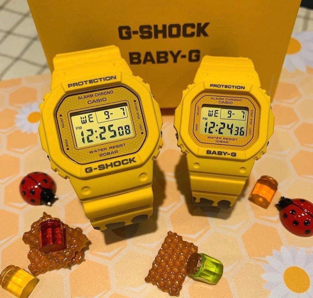 Đồng Hồ Unisex Dây Nhựa Cặp Đôi Casio G-Shock SLV-22B-9D | SLV-22B-9DR