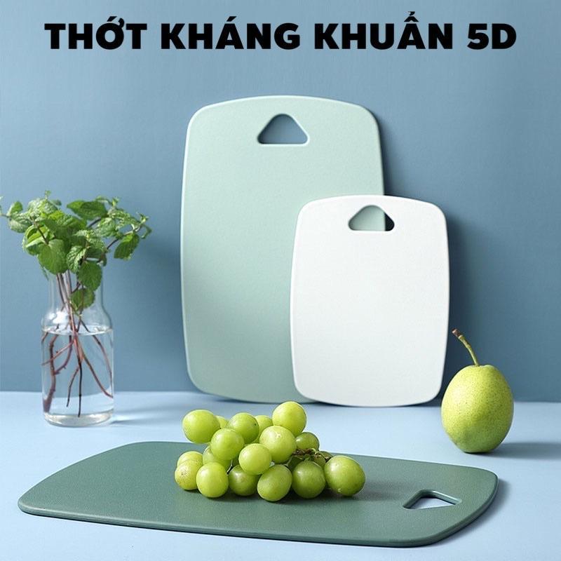 Bộ 3 thớt kháng khuẩn - thớt nhựa pp cao cấp chống trơn trượt , xước bề mặt chống nấm mốc thương hiệu ecco