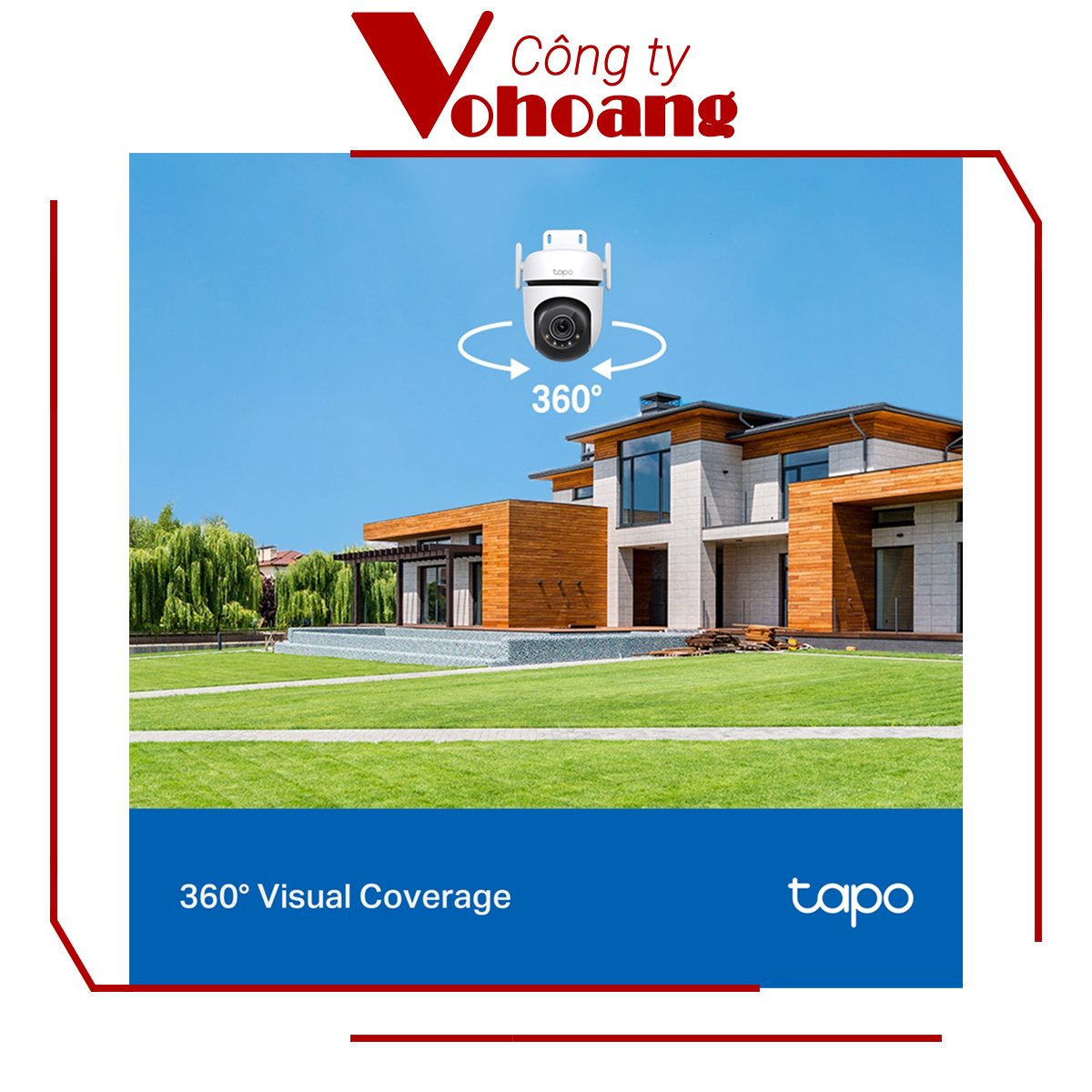 Camera TP-Link Tapo C520WS 2K 360 Ngoài Trời - AI Thông Minh Phát Hiện Chuyển Động, Hỗ Trợ Smart Home