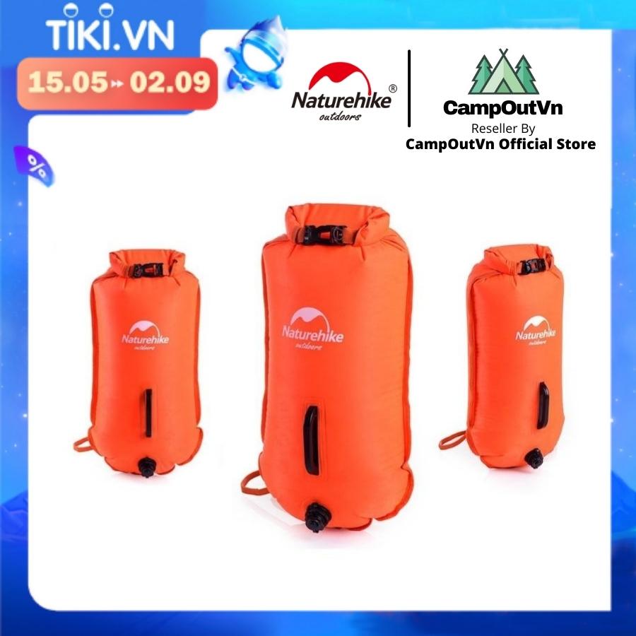 Phao bơi naturehike đồ cắm trại thể thao du lịch kiêm túi tắm chống nước phao hồ bơi campout A070