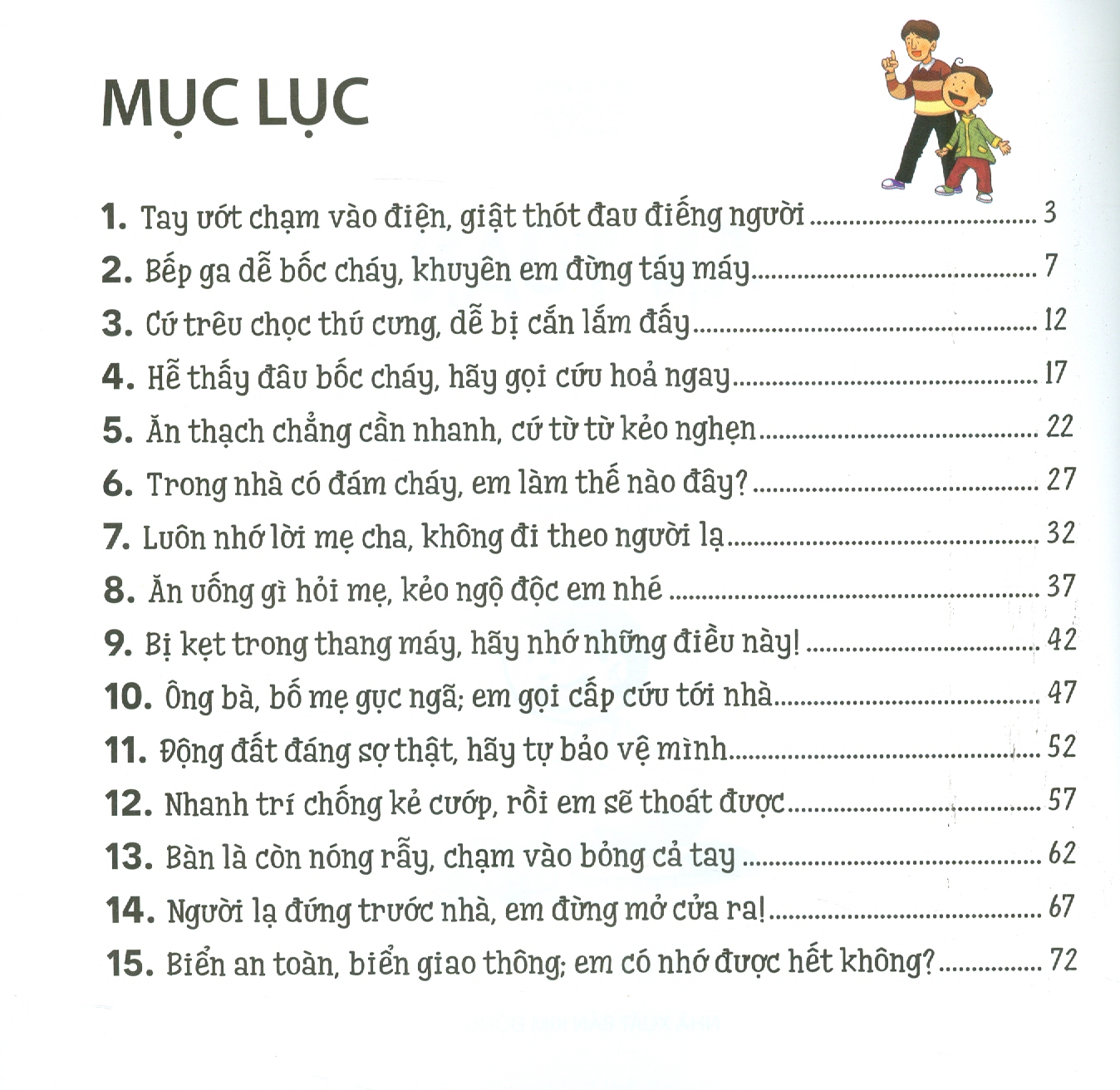 15 Bài Học An Toàn Cho Bé - An Toàn Khi Ở Nhà