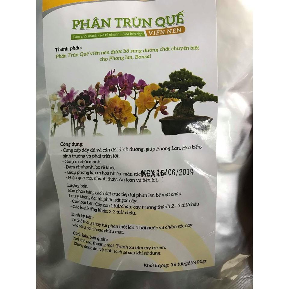 Phân trùn quế viên nén tan chậm cho hoa lan, cây kiểng Đâm chồi mạnh – Ra rễ nhanh - Hoa bền đẹp lavamix