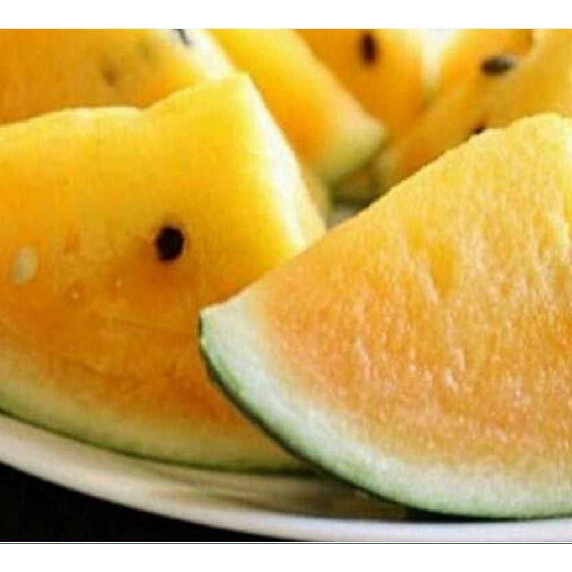 Combo 2 gói Hạt giống dưa hấu ruột vàng không hạt -1 gói 10 hạt-tặng kèm gói phân bón lót