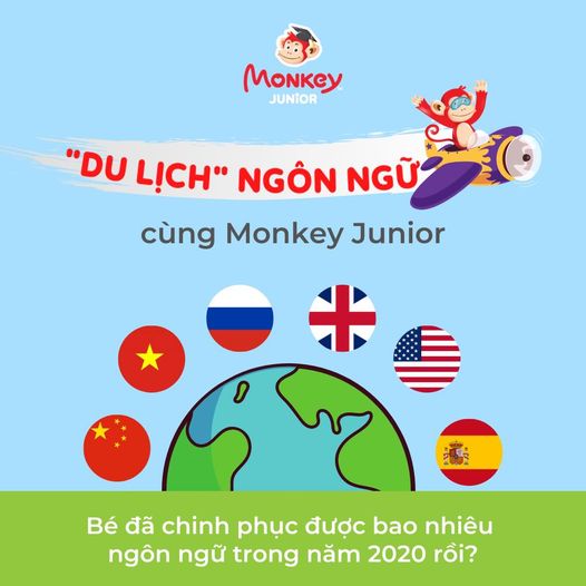 [E-VOUCHER]- Monkey Junior - Tiếng Anh cho trẻ mới bắt đầu (Trọn đời/ 1 năm/ 2 năm) 