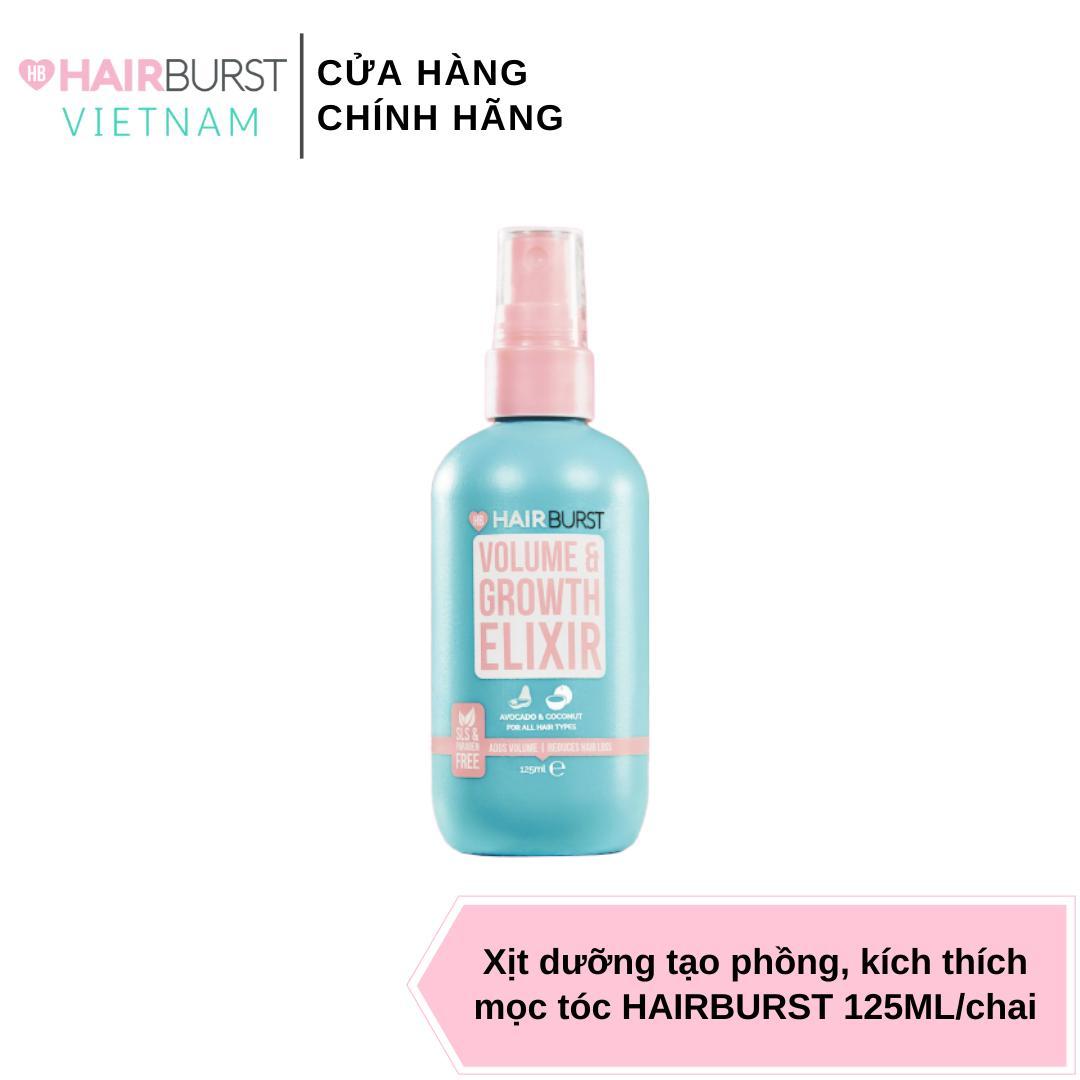 Xịt Dưỡng Tóc Hairburst Volume and Growth Elixir Tạo Độ Phồng Và Kích Thích Mọc Tóc 125ml