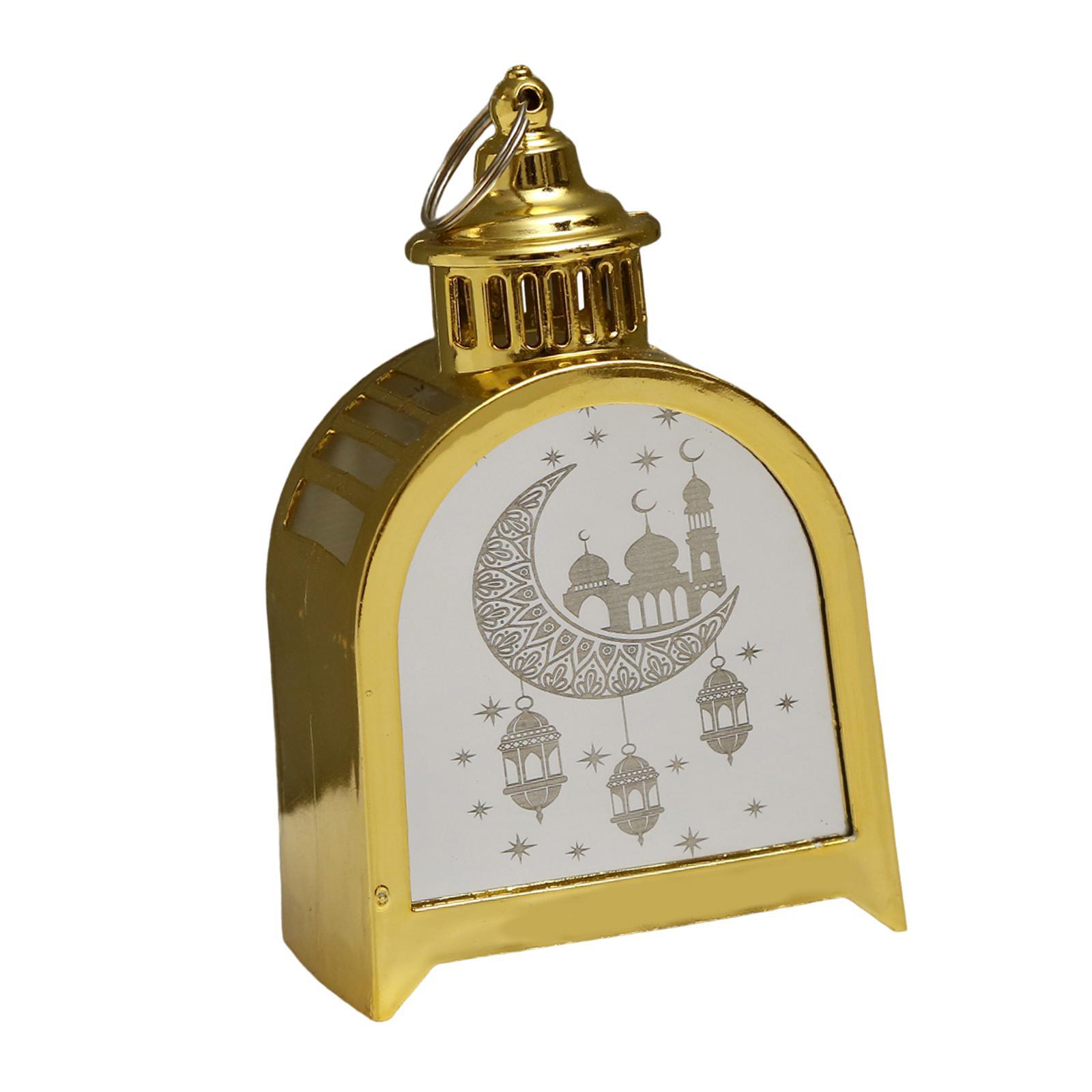 Vintage Style Ramadan Lantern Ornament Wind Lamp for Wedding Patio Yard