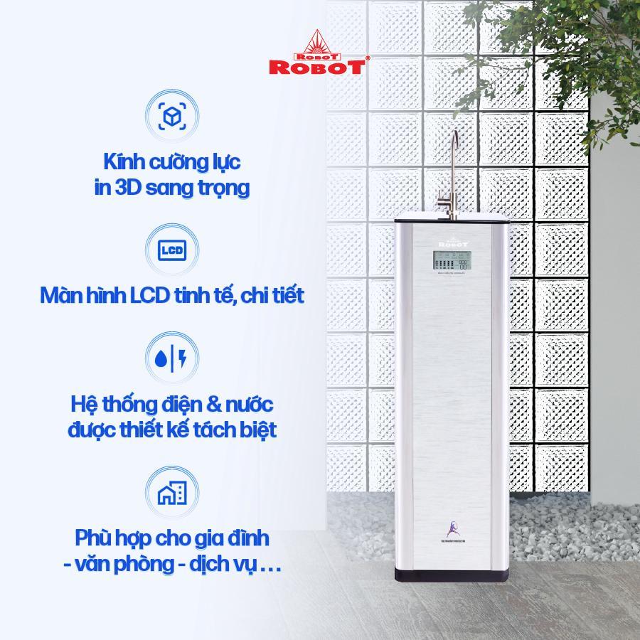 Máy Lọc Nước ROBOT Classy Pro 339WK-UR Tích Hợp Chức Năng Lọc R.O + UF 5 Bộ Vi Mạch LCD Đa Năng - Hàng Chính Hãng