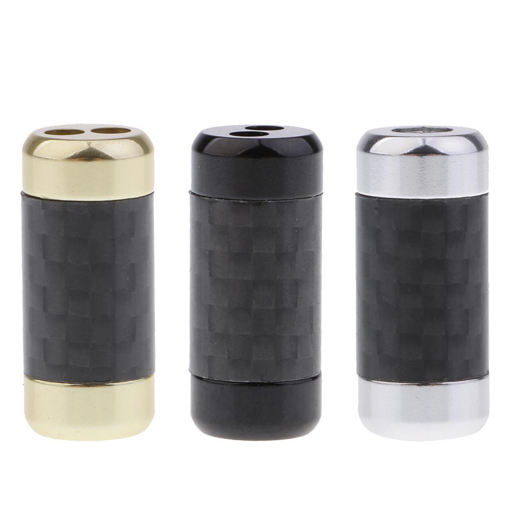 Portable Earphone Speaker Cable Splitter DIY 5mm In 3mm Out for Home Gold