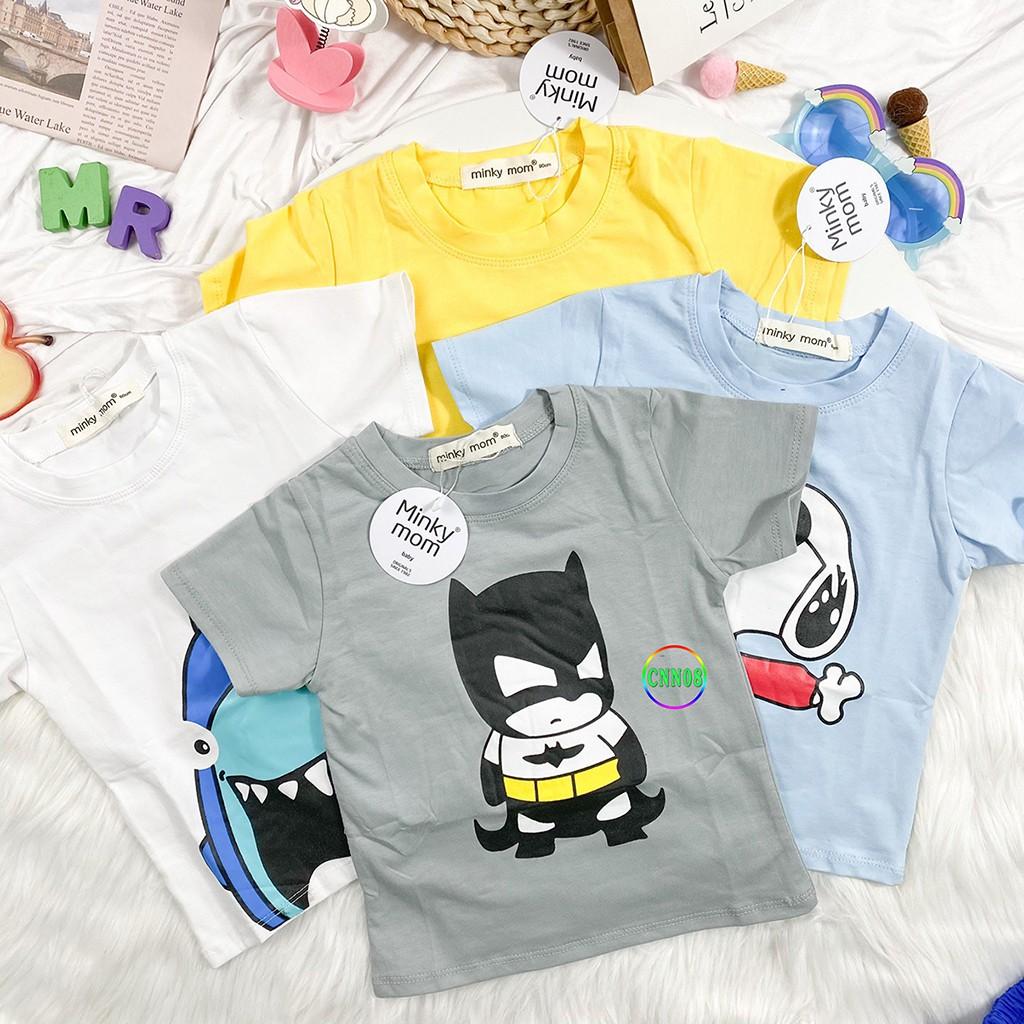 Bộ Cộc Tay Cho Bé CNN08 Đồ Bộ Thun Cotton 100% Mềm Mịn Thoáng Mát Thấm Hút Mồ Hôi