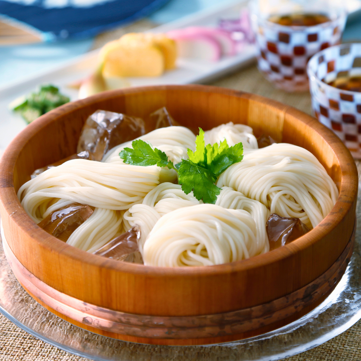 Mì Somen Nhật Bản Nisshin 200G - Mì Nhật Bản dai mịn, nhỏ mảnh - Chế biến mì nóng, lạnh