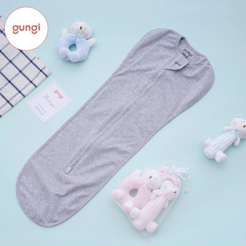 Nhộng Chũn , Túi Ngủ Chống Giật Mình GUNGI Infant Breezy Giúp Bé Ngủ Ngon, Sâu Giấc