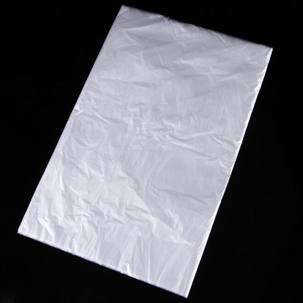 100PC Disposable Hair Cutting Cape Cloth Hair Salon Gown Capes with Comb