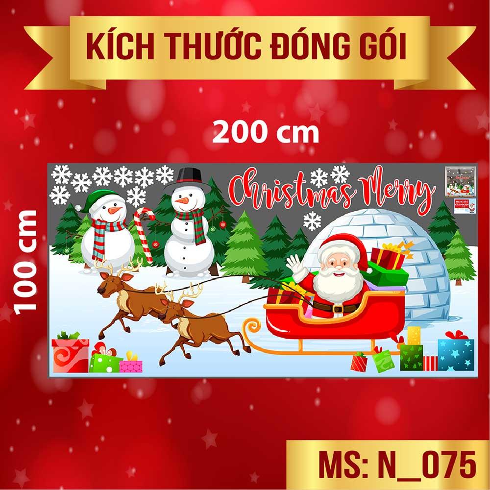 DECAL TRANG TRÍ GIÁNG SINH 2023 COMBO SỐ 31