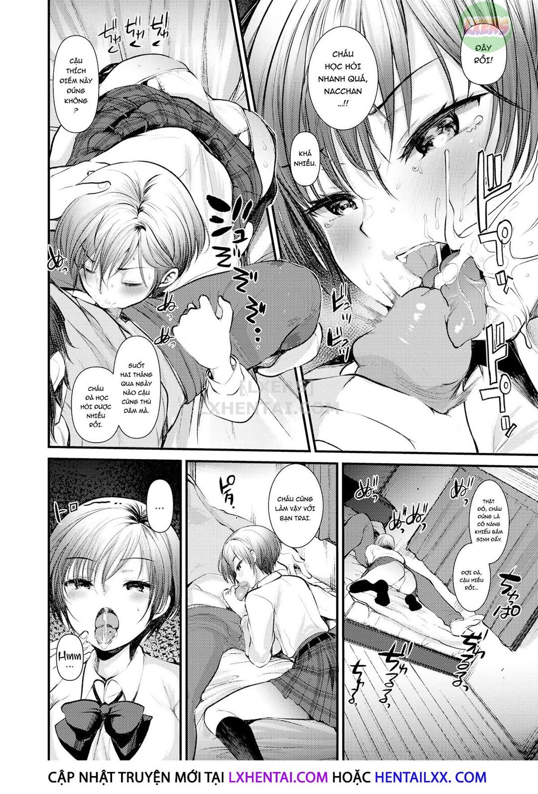 thực hành với cháu gái chapter 1 8