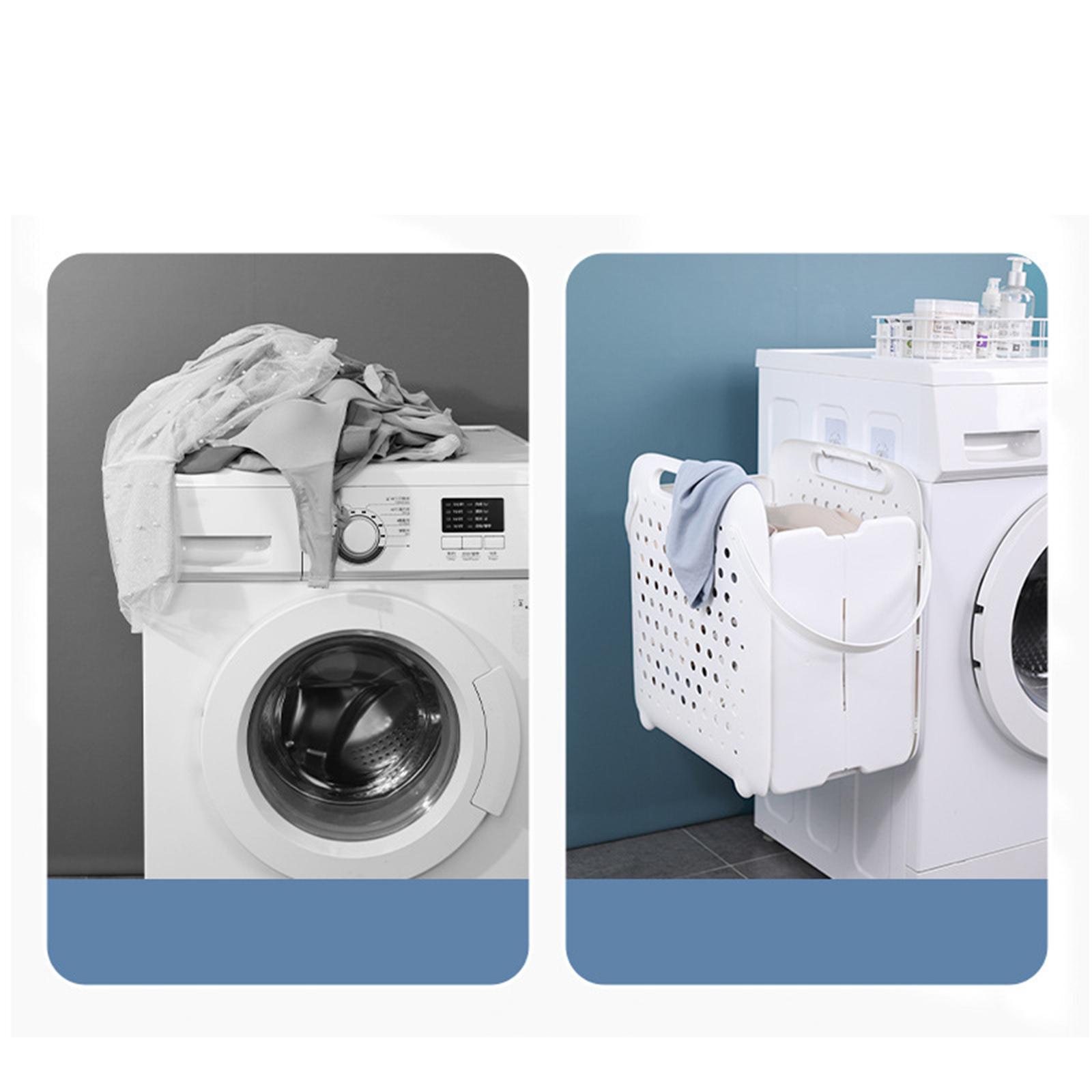 Portable Folding Dirty Clothes Storage Basket,Laundry Basket for Bathroom