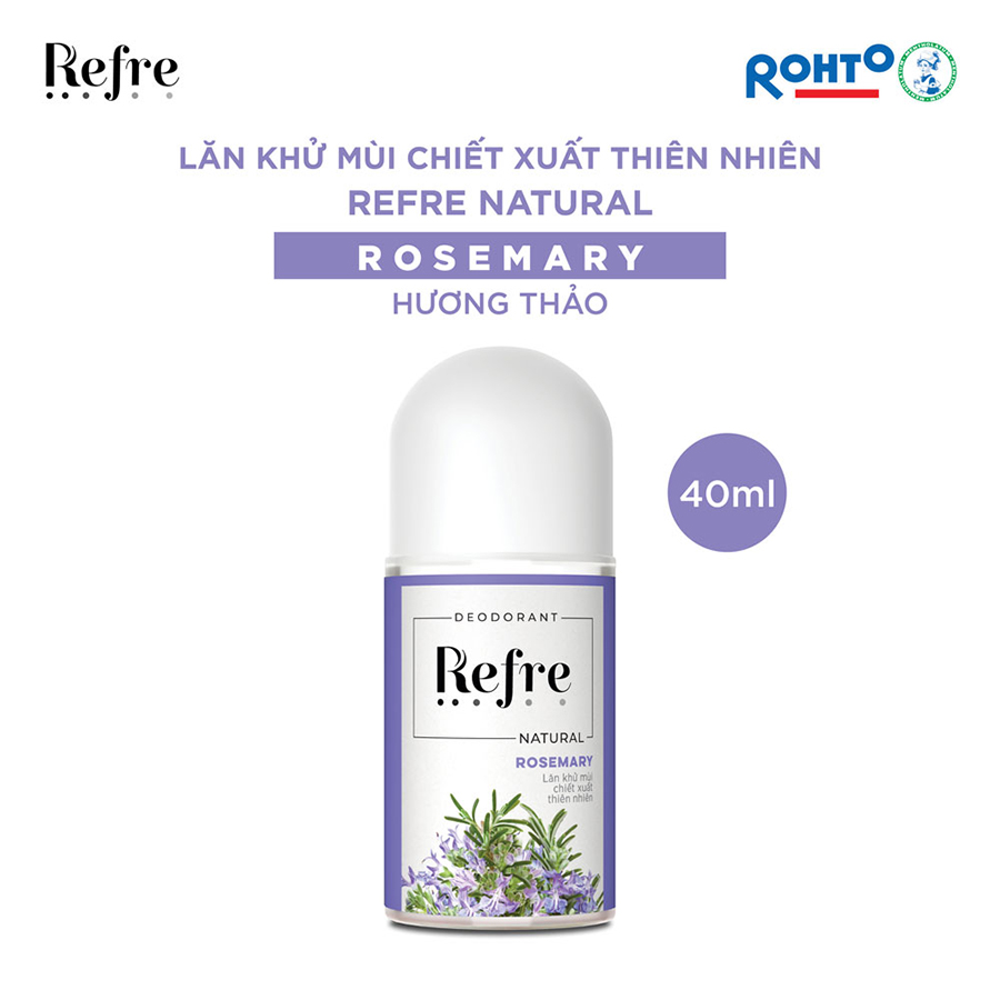 Lăn khử mùi chiết xuất thiên nhiên Refre Natural