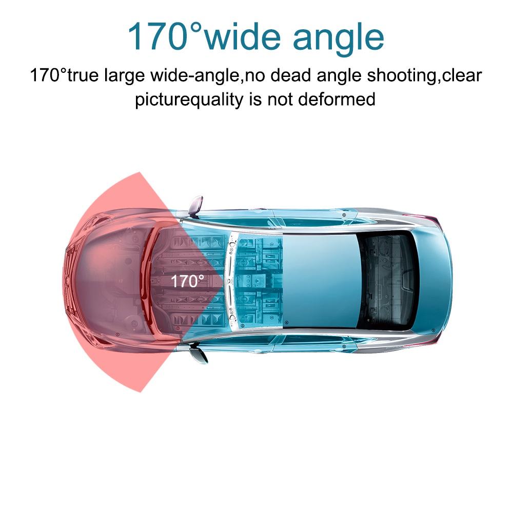 Camera hành trình xe hơi 2 Inch ống kính kép 1080P