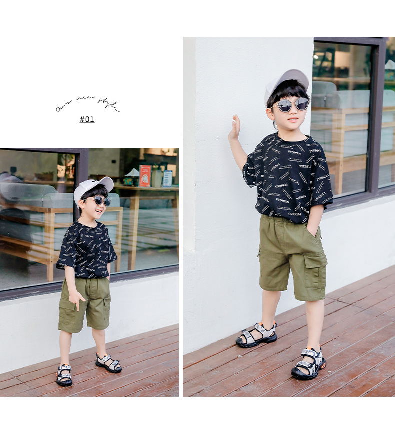 Dép quai hậu giày quai ngang cho bé trai siêu mềm phong cách Hàn Quốc mã 2112