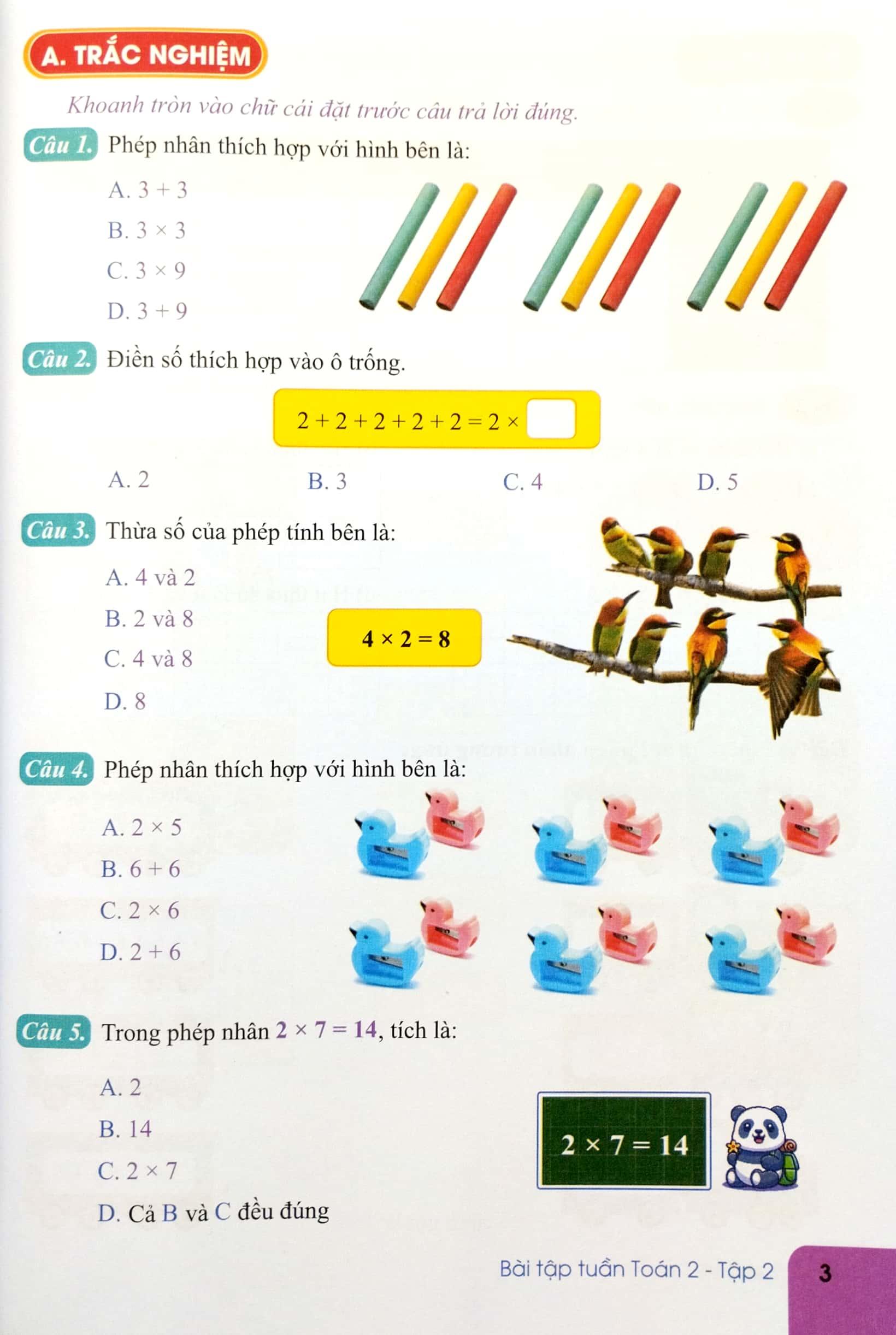 Bài Tập Tuần Toán 2 - Tập 2