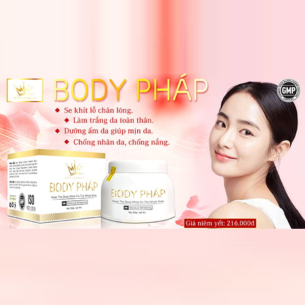 KEM BODY PHÁP COSMETICS DƯỠNG TRẮNG  TOÀN THÂN