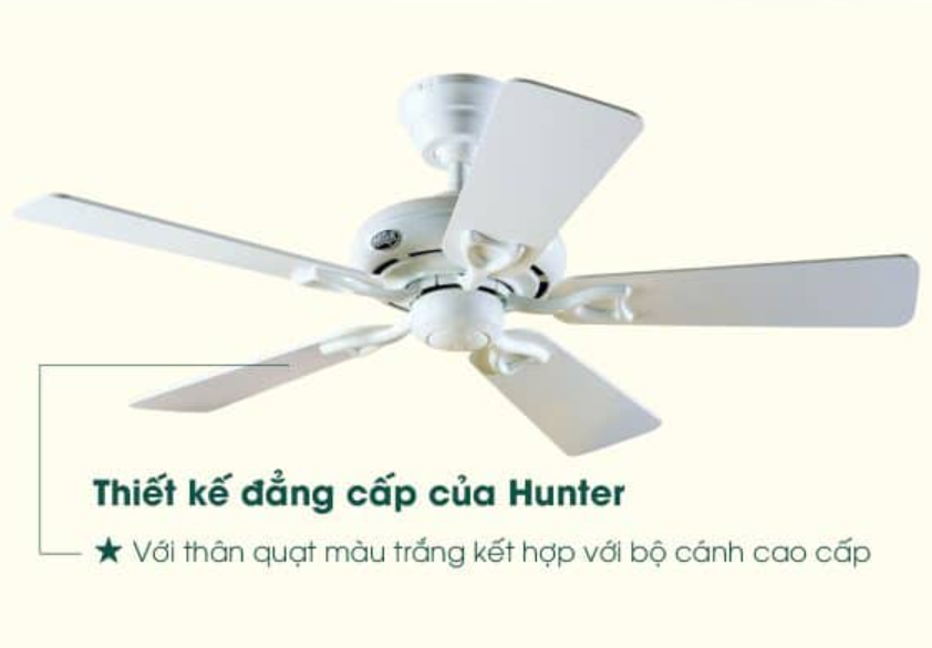 Quạt  trần điện Hunter Seville II 24037 - Hàng chính hãng