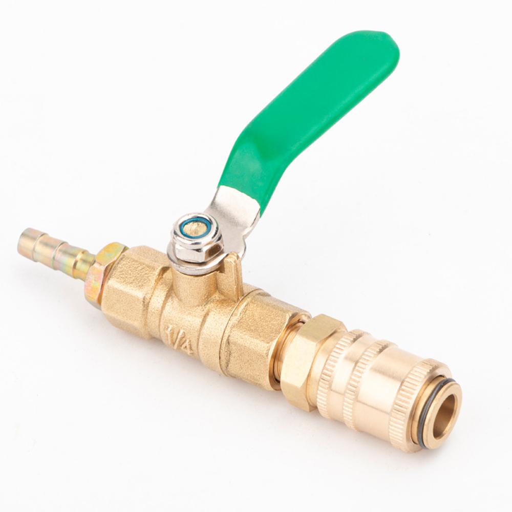 Car Oil Filling Filler Adapter Kit Auto Transmission Fluid Connector Fuel Dispenser Connector with Self-locking Interface Ball Valves Set