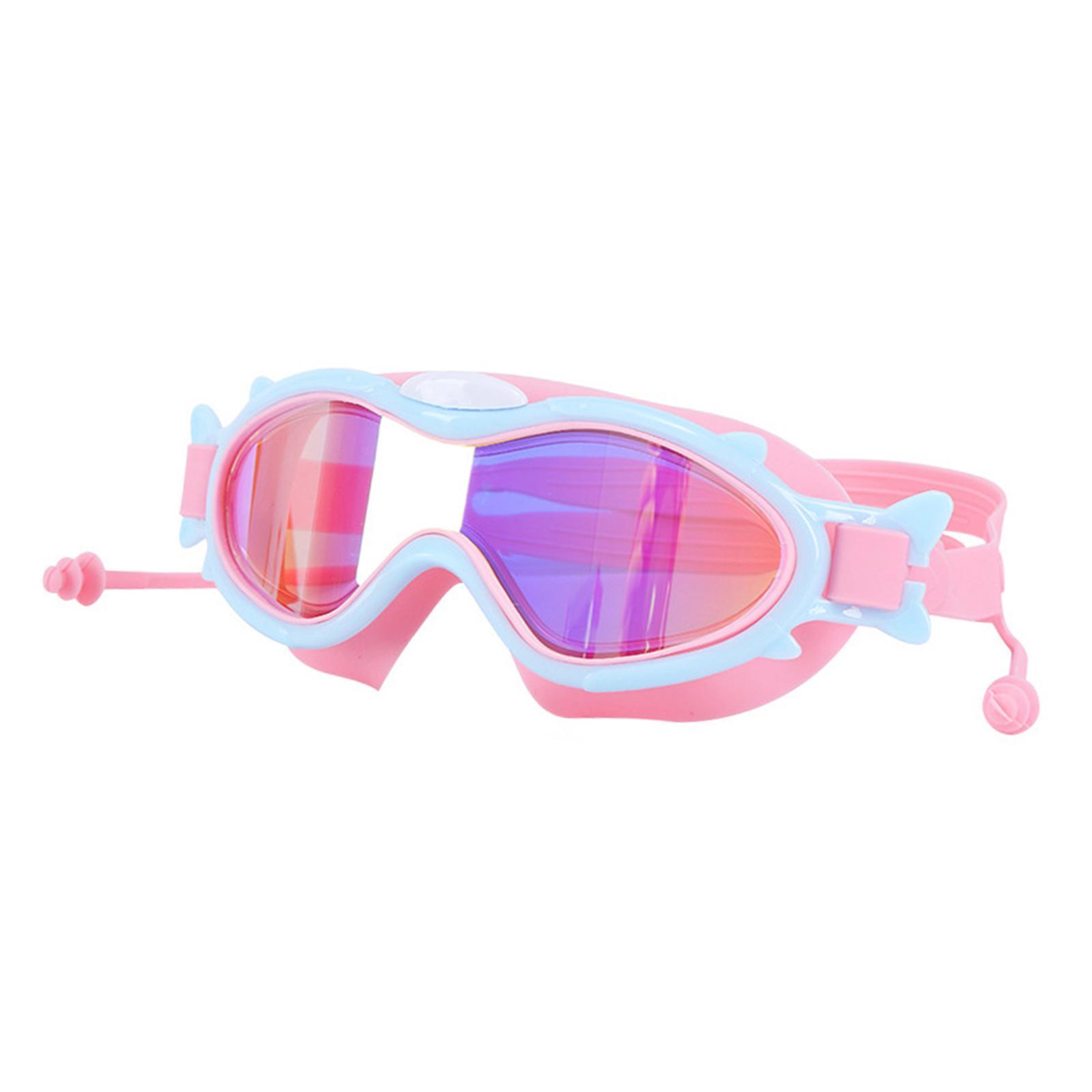 Kids Swimming Goggles with Ear Swim Goggles for Kids 6-14 Boys Girls