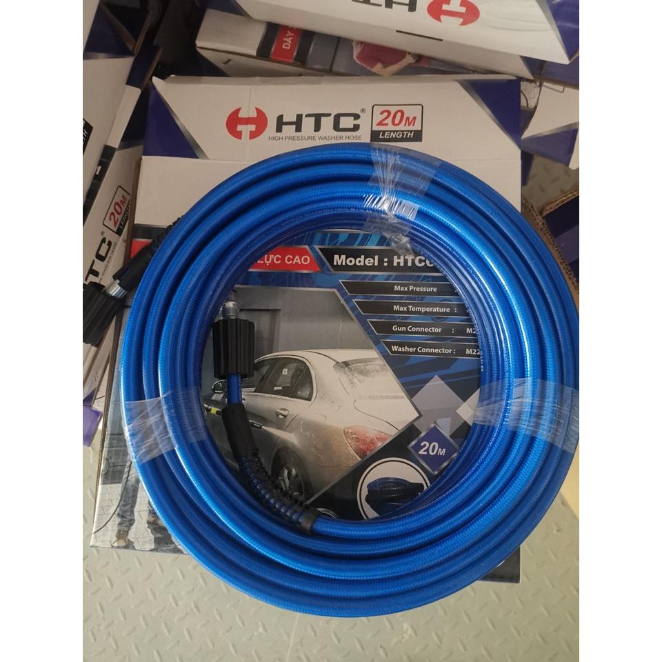 [Freeship]Dây xịt rửa xe HIỆU HTC LOẠI 15M,HTC6512-15W2 từ nhựa PVC áp lực cao 450 bar( 6525PSI),ĐK 6.5*12mm