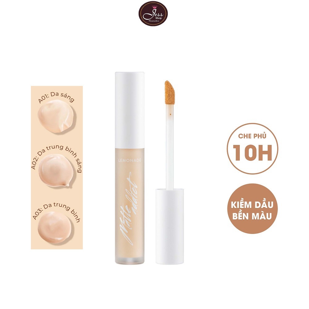 Che Khuyết Điểm Lemonade Matte Addict Concealer 3g