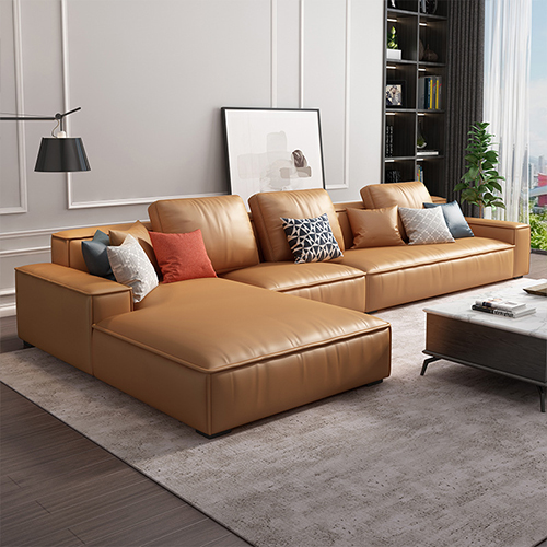 Sofa Da Sang Trọng Hiện Đại Cho Căn Phòng Thêm Sang DP-SD01