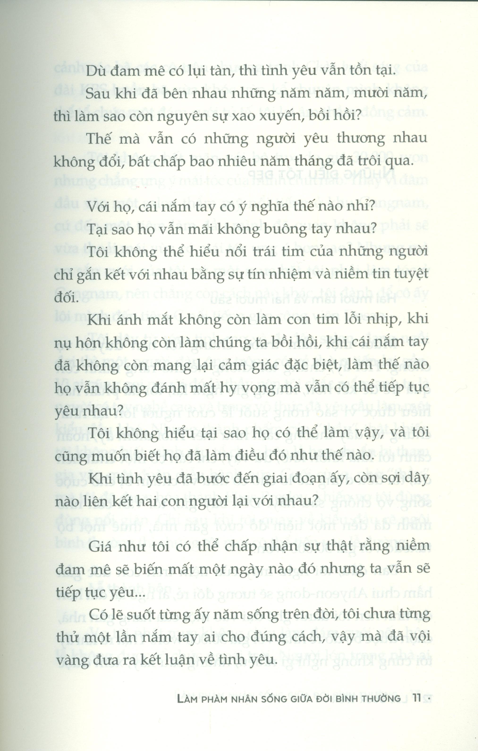 Làm Phàm Nhân Sống Giữa Đời Bình Thường