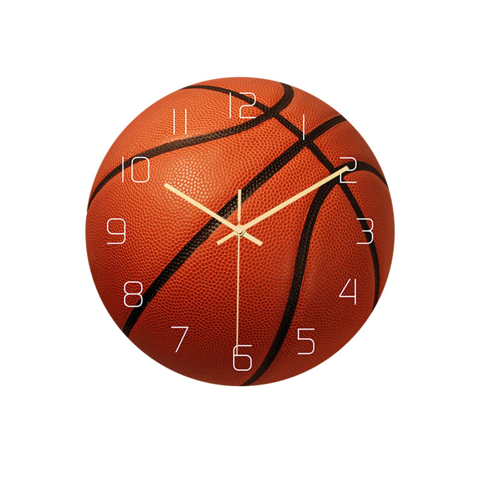 Wall Clock Battery Operated 30cm Round Clock for Home school Kids Bedroom Decor