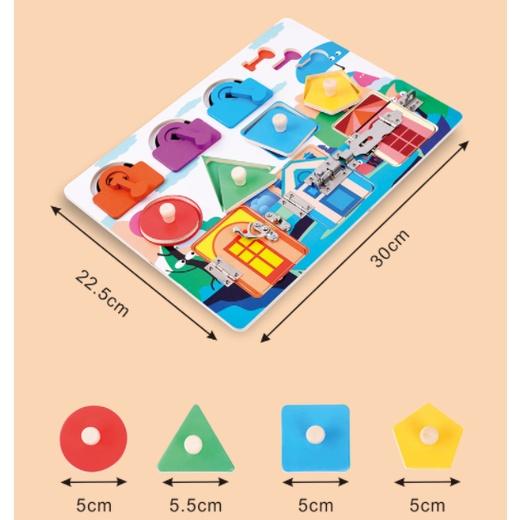 Bảng bận rộn - Busy board cho bé