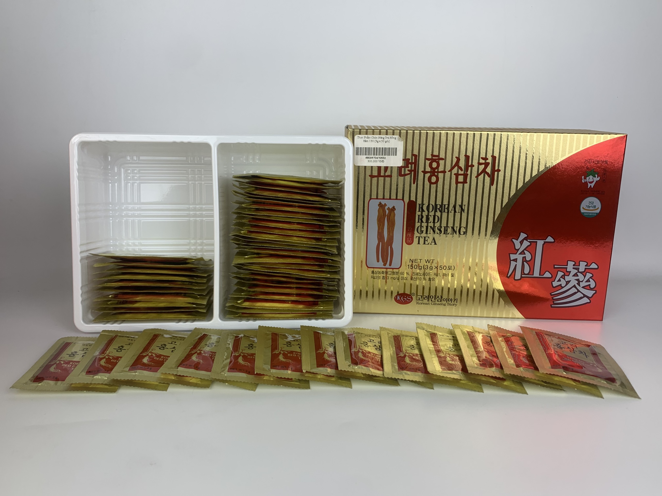 Trà Hồng Sâm KGS Hộp - Giúp Tăng Khả Năng Miễn Dịch