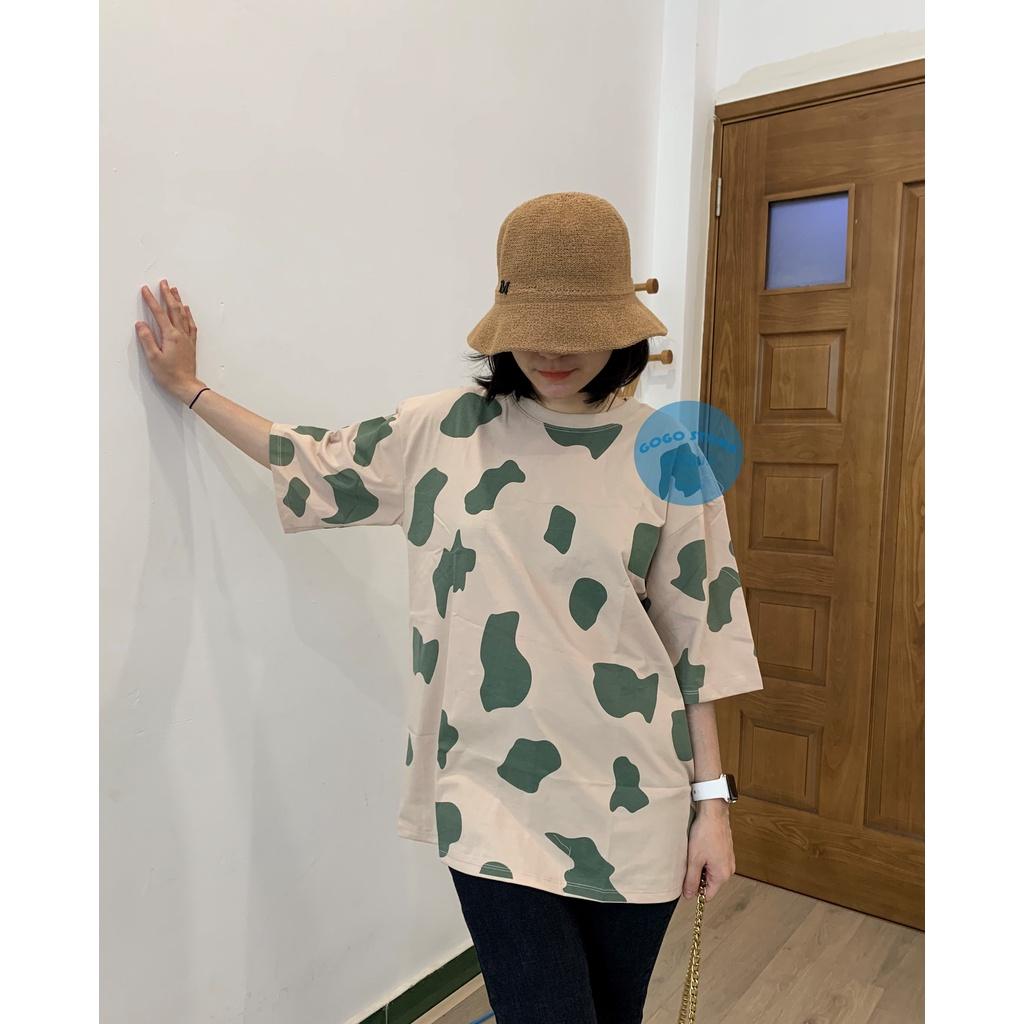 Áo thun unisex chó đốm - freesize-thun co giãn 4 chiều