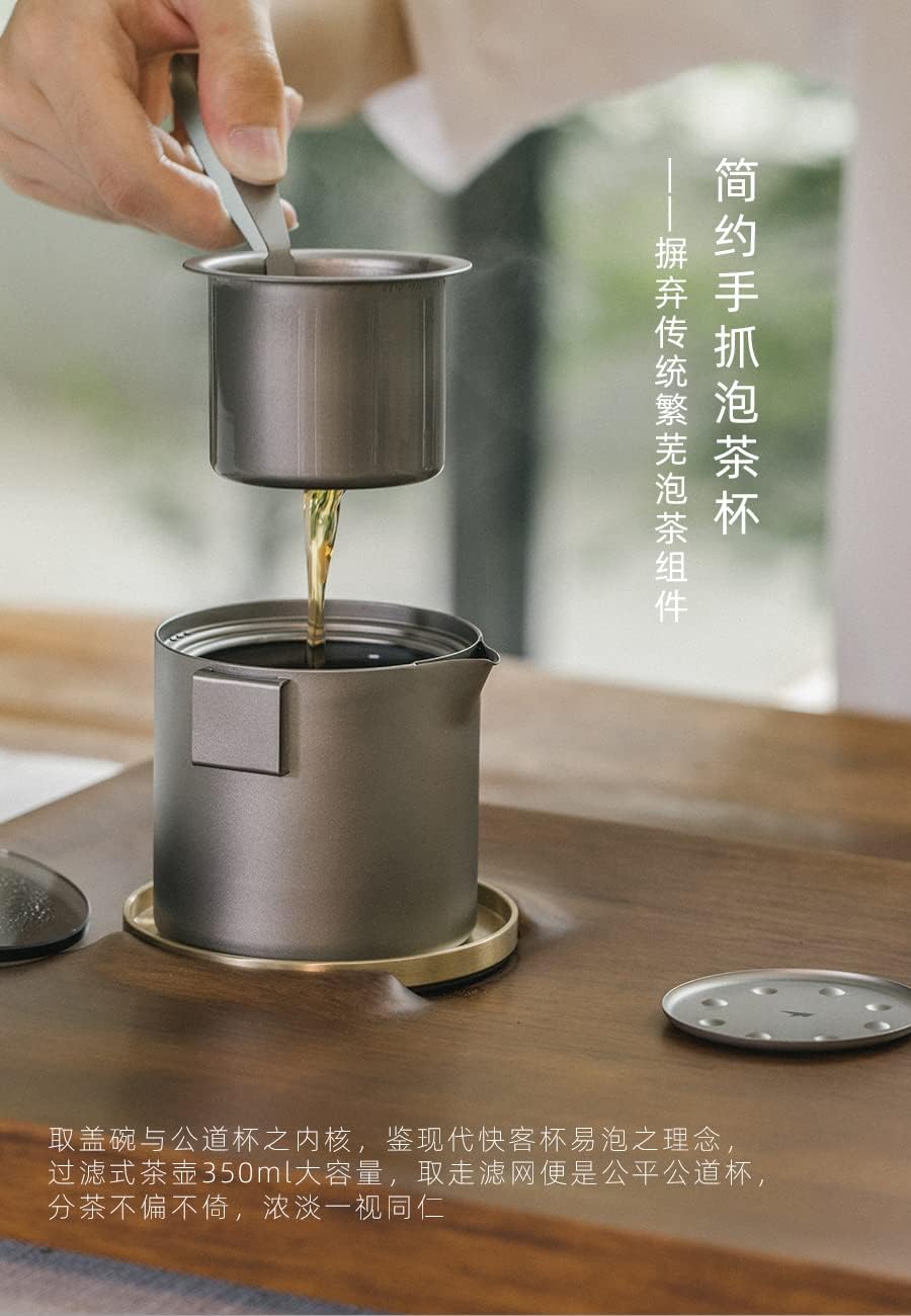 Bộ ấm pha trà Titanium tea set Keith Ti3924 - Hàng chính hãng