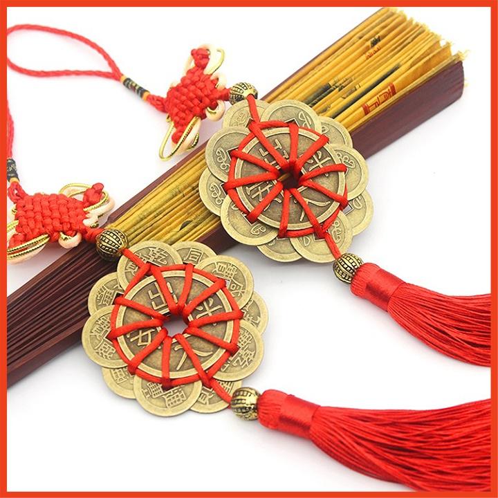 Combo Dây đồng tiền hoa mai mang lại may mắn cầu công danh sự nghiệp