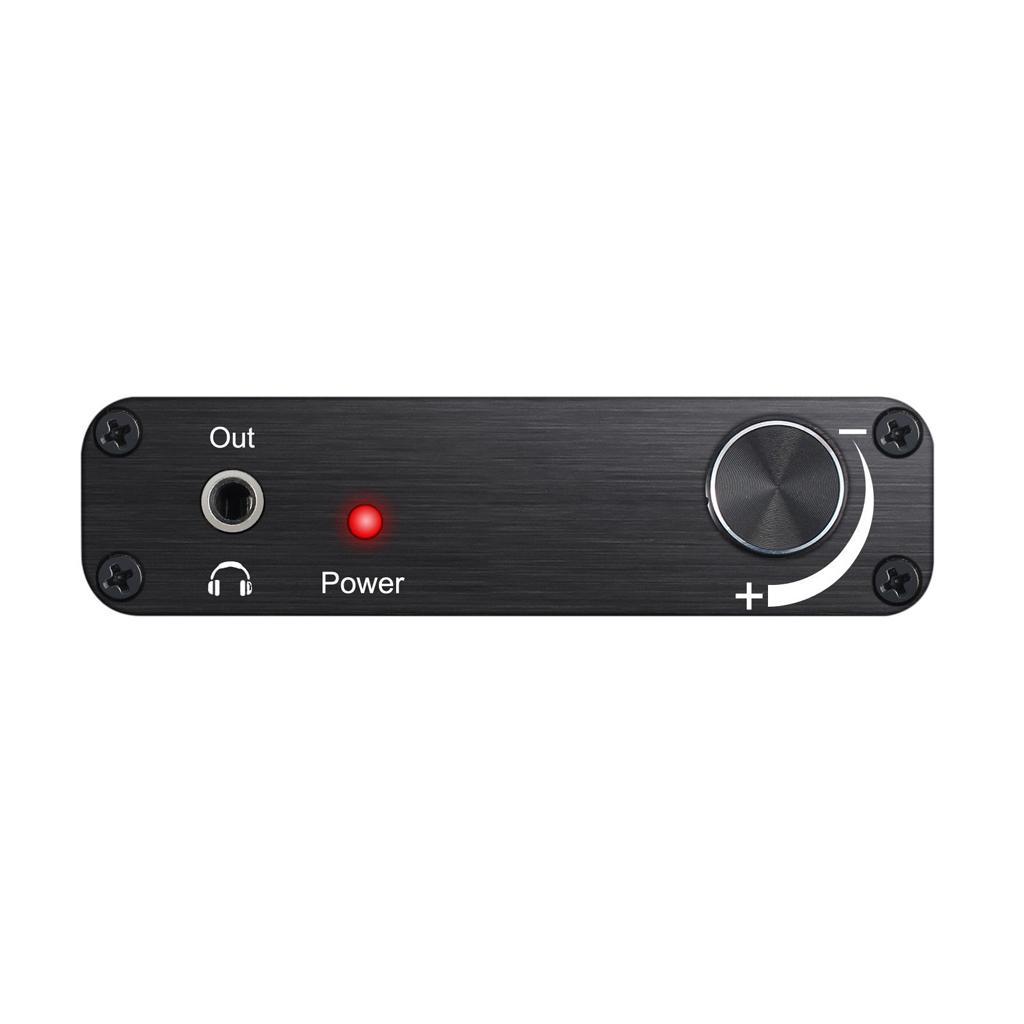 192kHz DAC Converter with Volume Adjustment Optical Coaxial Toslink to Analog